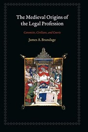 Cover of The Medieval Origins of the Legal Profession by James A. Brundage