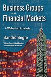 Cover of Business Groups and Financial Markets by Sandro Segre