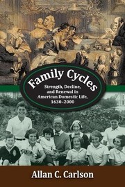 Cover of Family Cycles by Allan C. Carlson
