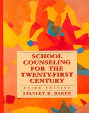 Front cover of School counseling for the twenty-first century by Stanley B. Baker