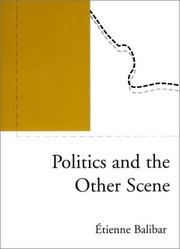 Cover of Politics and the other scene by Étienne Balibar