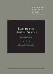 Front cover of Law in the United States by Charles Abernathy