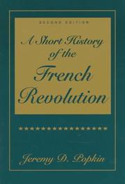 Cover of Short History of the French Revolution, A by Jeremy D. Popkin
