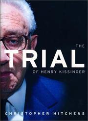 Front cover of The trial of Henry Kissinger by Christopher Hitchens