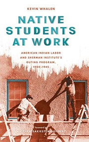 Cover of Native Students at Work by Kevin Whalen