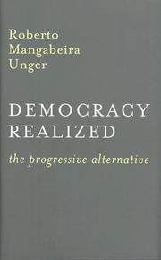 Cover of Democracy realized by Roberto Mangabeira Unger