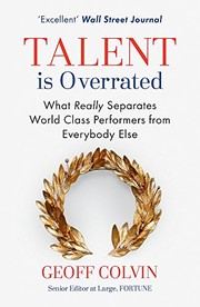 Cover of Talent is Overrated by Geoff Colvin