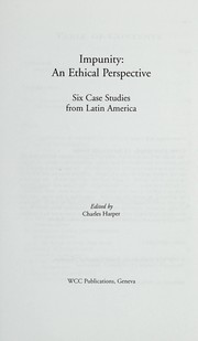 Front cover of Impunity, an ethical perspective by World Council of Churches