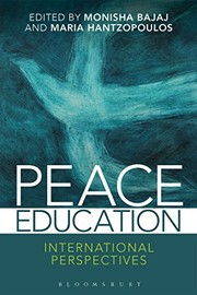 Cover of Peace Education by Monisha Bajaj