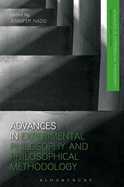 Front cover of Advances in Experimental Philosophy and Philosophical Methodology by Jennifer Nado