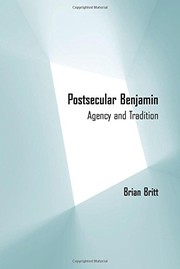 Cover of Postsecular Benjamin by Brian Britt