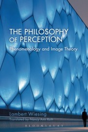 Front cover of The Philosophy of Perception by Lambert Wiesing
