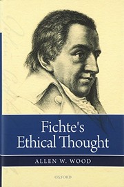 Front cover of Fichte's Ethical Thought by Allen W. Wood