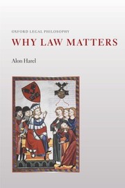 Cover of Why Law Matters by Alon Harel