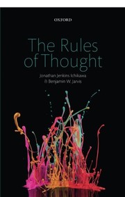 Front cover of The Rules of Thought by Jonathan Jenkins Ichikawa