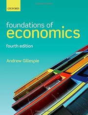 Front cover of FOUNDATIONS OF ECONOMICS 5E by Andrew Gillespie