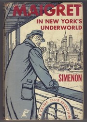 Cover of Maigret à New York by Georges Simenon