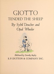 Cover of Giotto tended the sheep by Sybil Deucher