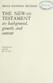 Cover of The New Testament by Bruce Manning Metzger