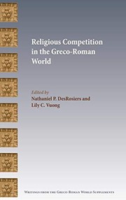 Front cover of Religious Competition in the Greco-Roman World by Nathaniel P. DesRosiers