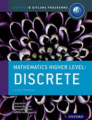 Cover of IB Mathematics Higher Level Option : Discrete by Marlene Torres-Skoumal