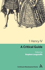Cover of 1 Henry IV by Stephen Longstaffe