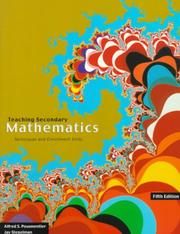Front cover of Teaching secondary school mathematics by Alfred S. Posamentier