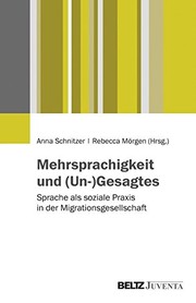 Front cover of Mehrsprachigkeit und Gesagtes by Anna Schnitzer