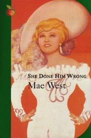Cover of She done him wrong by Mae West