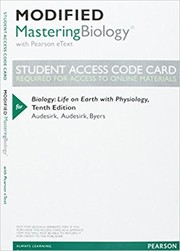 Front cover of Modified MasteringBiology with Pearson eText - Valuepack Access Card - For Biology by Colleen Belk