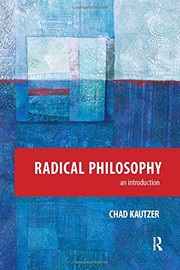 Cover of Radical Philosophy by Chad Kautzer