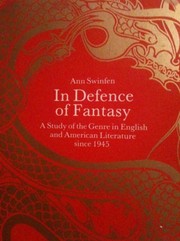 Front cover of In Defence of Fantasy by Ann Swinfen