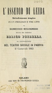 Cover of L'assedio di Leida by Domenico Bolognese