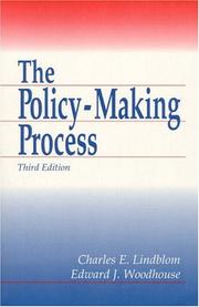 Cover of The policy-making process by Charles Edward Lindblom