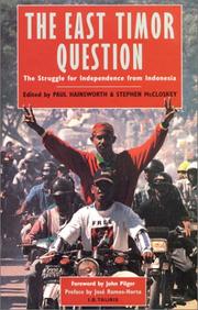Front cover of The East Timor question by Paul Hainsworth