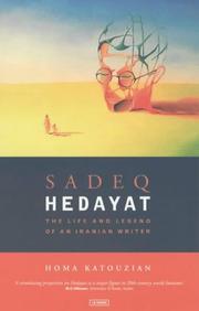 Front cover of Sadeq Hedayat by Homa Katouzian