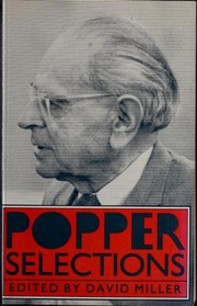 Cover of Popper selections by Karl Popper