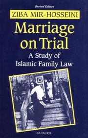 Cover of Marriage On Trial by Ziba Mir-Hosseini