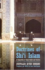 Front cover of Doctrines of Shi`i Islam by Ayatollah Jafar Sobhani