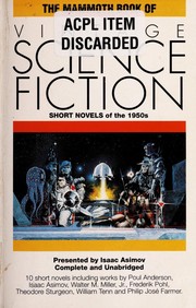Front cover of The Mammoth Book of Vintage Science Fiction by Isaac Asimov