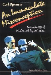 Cover of An immaculate misconception by Carl Djerassi