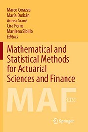 Cover of Mathematical and Statistical Methods for Actuarial Sciences and Finance by Marco Corazza