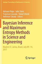 Cover of Bayesian Inference and Maximum Entropy Methods in Science and Engineering by Adriano Polpo
