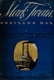 Cover of Mark Twain, business man by Samuel Charles Webster