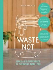 Cover of Waste Not by Erin Rhoads
