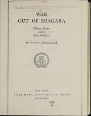 Front cover of War out of Niagara by Howard Swiggett