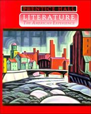 Front cover of Prentice Hall Literature--The American Experience by Nance Davidson
