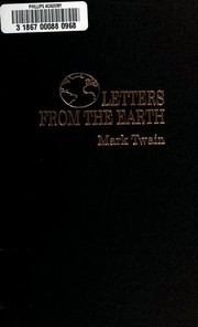 Cover of Letters from the Earth by Mark Twain
