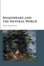 Front cover of Shakespeare and the Natural World by Tom MacFaul