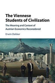 Front cover of The Viennese Students of Civilization by Erwin Dekker